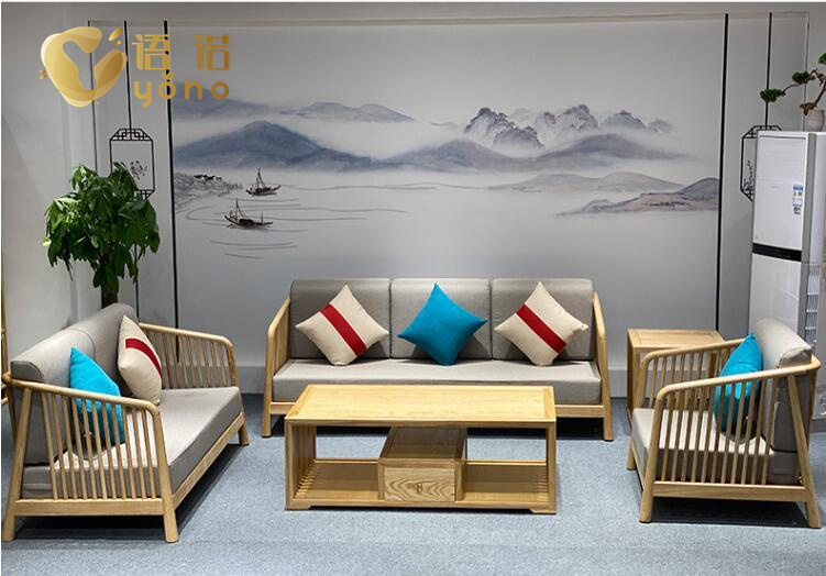 新中式實木沙發(fā)
