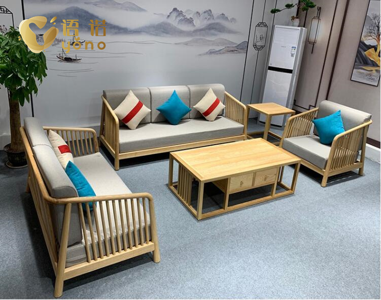 新中式實木沙發(fā)