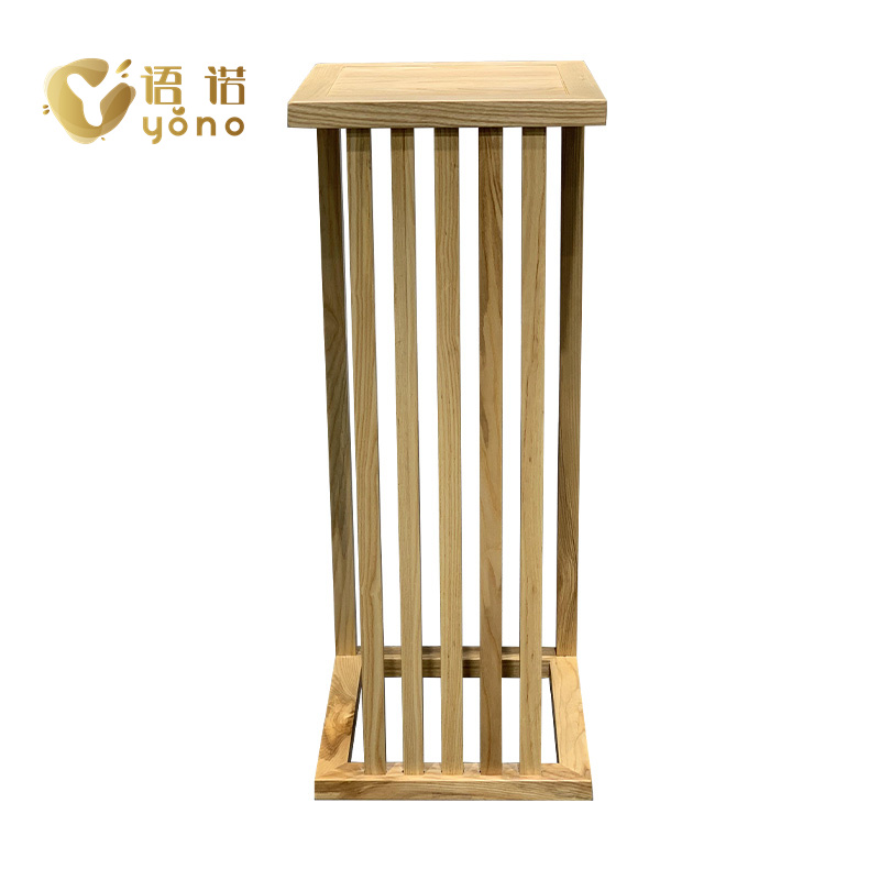 新中式實木花架/角幾