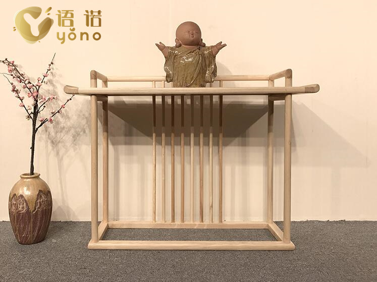新中式實(shí)木玄關(guān)