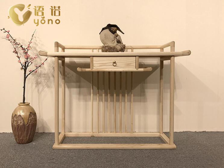 新中式實(shí)木玄關(guān)