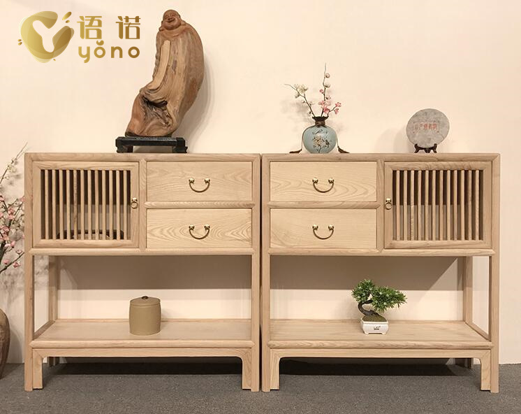 新中式實(shí)木玄關(guān)
