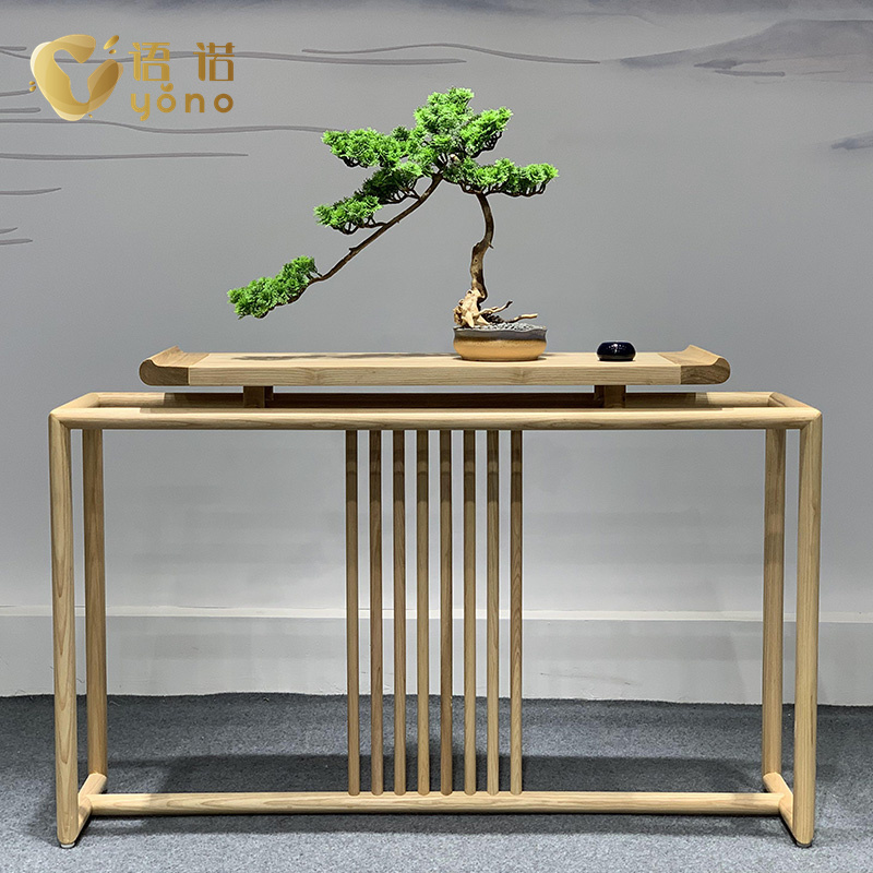 新中式實(shí)木玄關(guān)