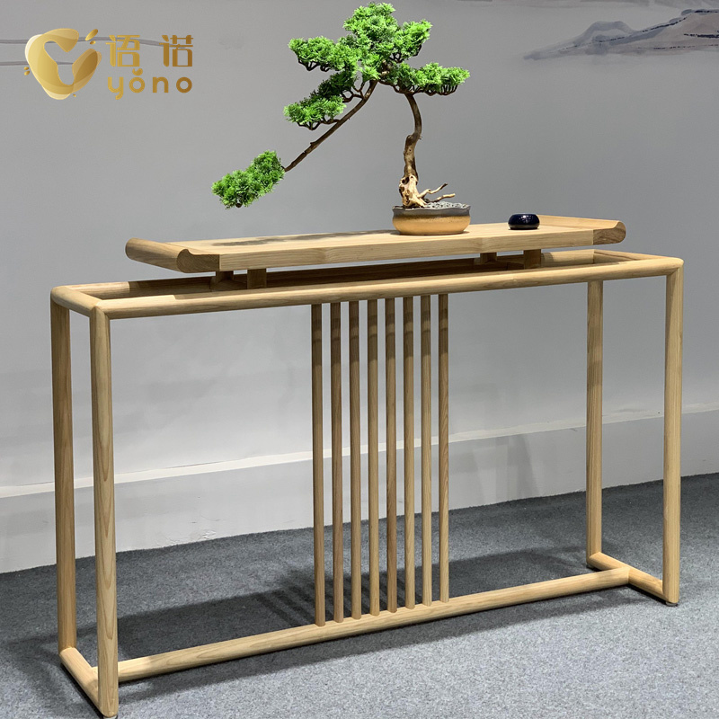 新中式實(shí)木玄關(guān)