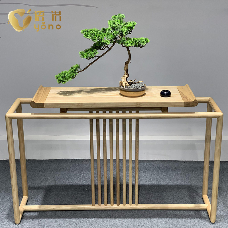 新中式實(shí)木玄關(guān)