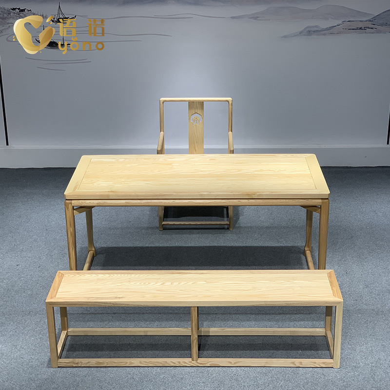 新中式實(shí)木辦公桌/茶臺/書桌