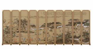 框架屏風