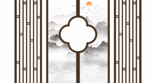 格柵圖形屏風(fēng)